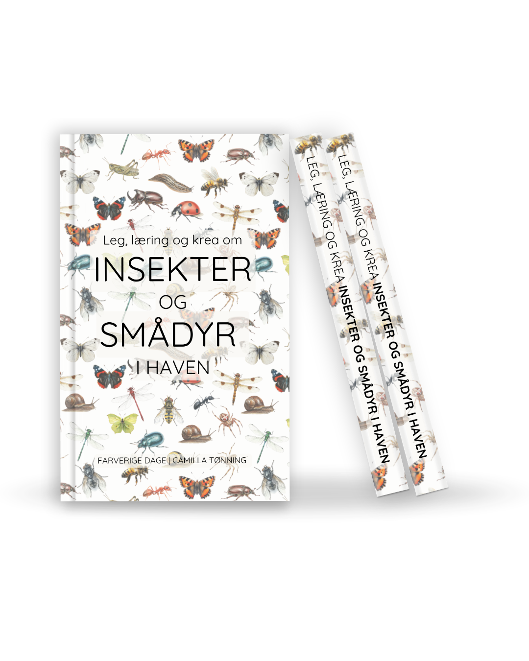 insektbog til børn med aktiviteter om insekter og smådyr i haven