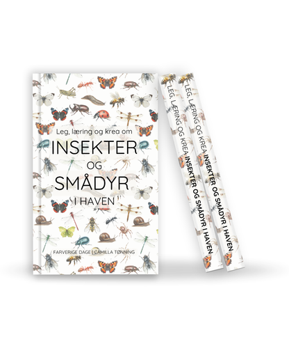 insektbog til børn med aktiviteter om insekter og smådyr i haven