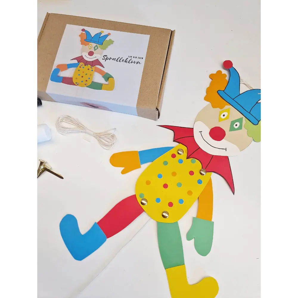 Kreakasse: Fastelavnsklovn som sprællemand