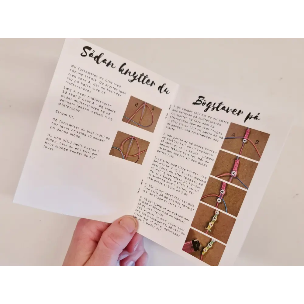 Kreakasse: lær at knytte armbånd med perler