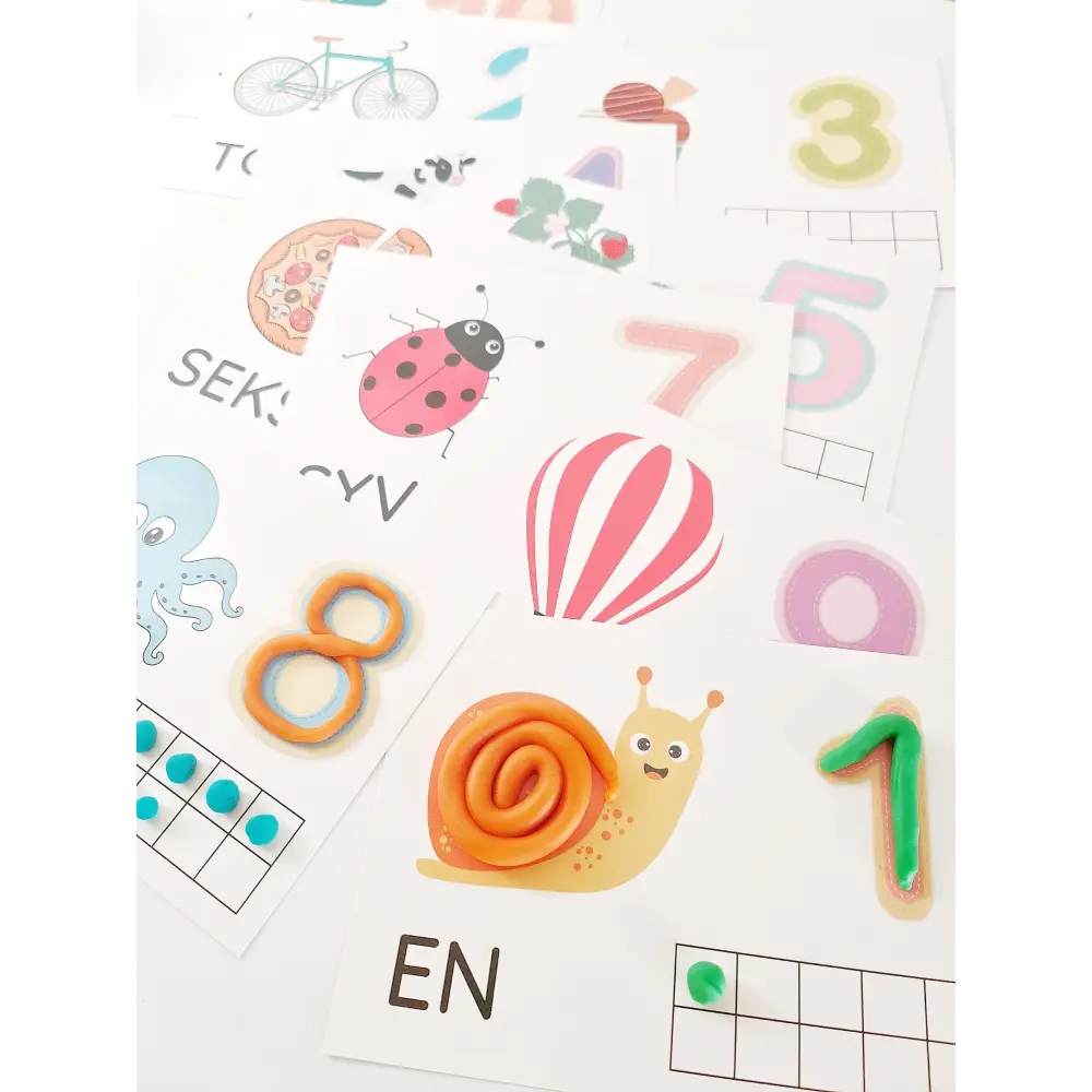 Lær at tælle med talkort