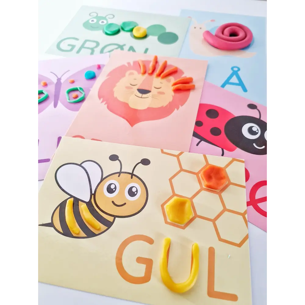 Leg og lær med farver - farvelære for børn