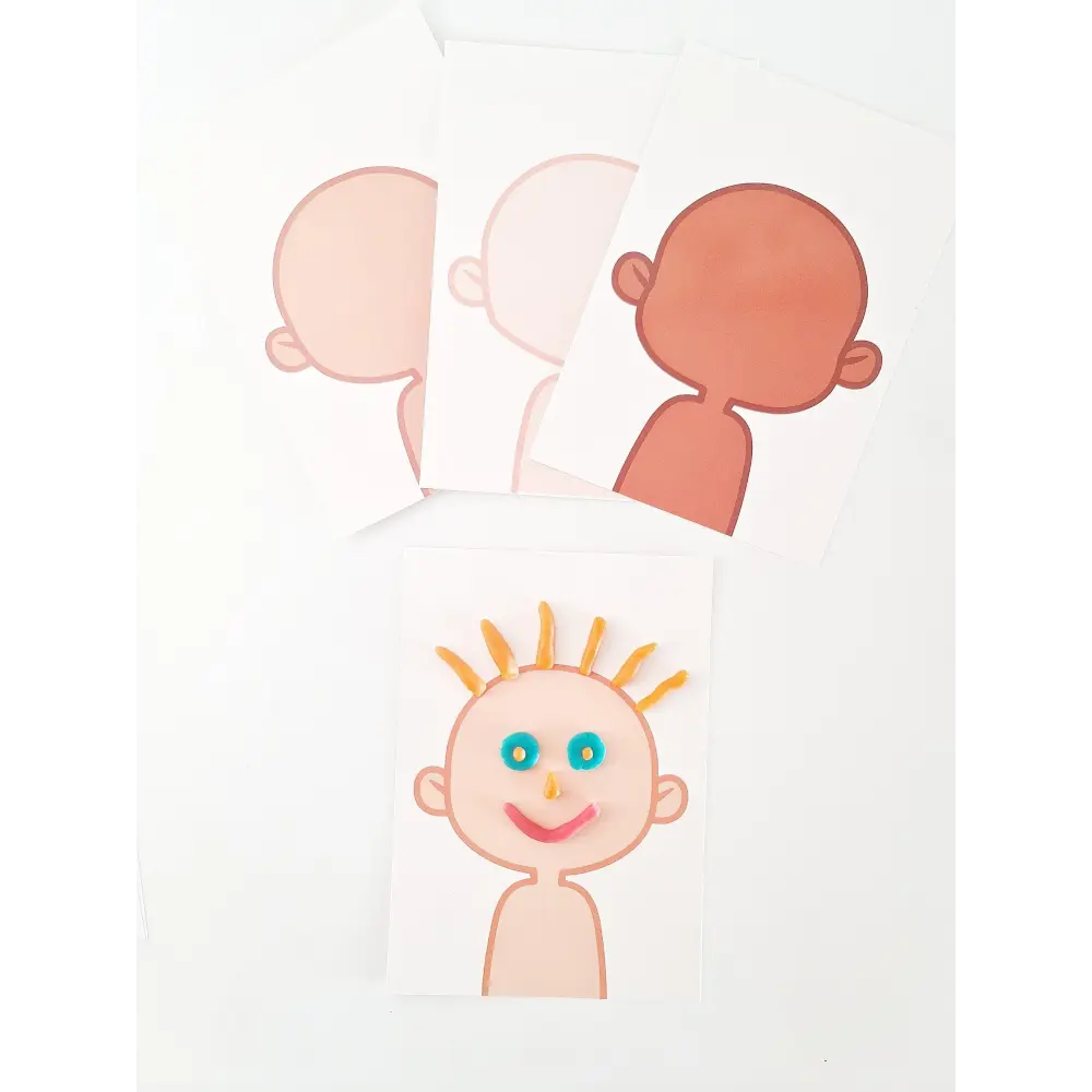 Leg med sjove ansigtsudtryk og følelser