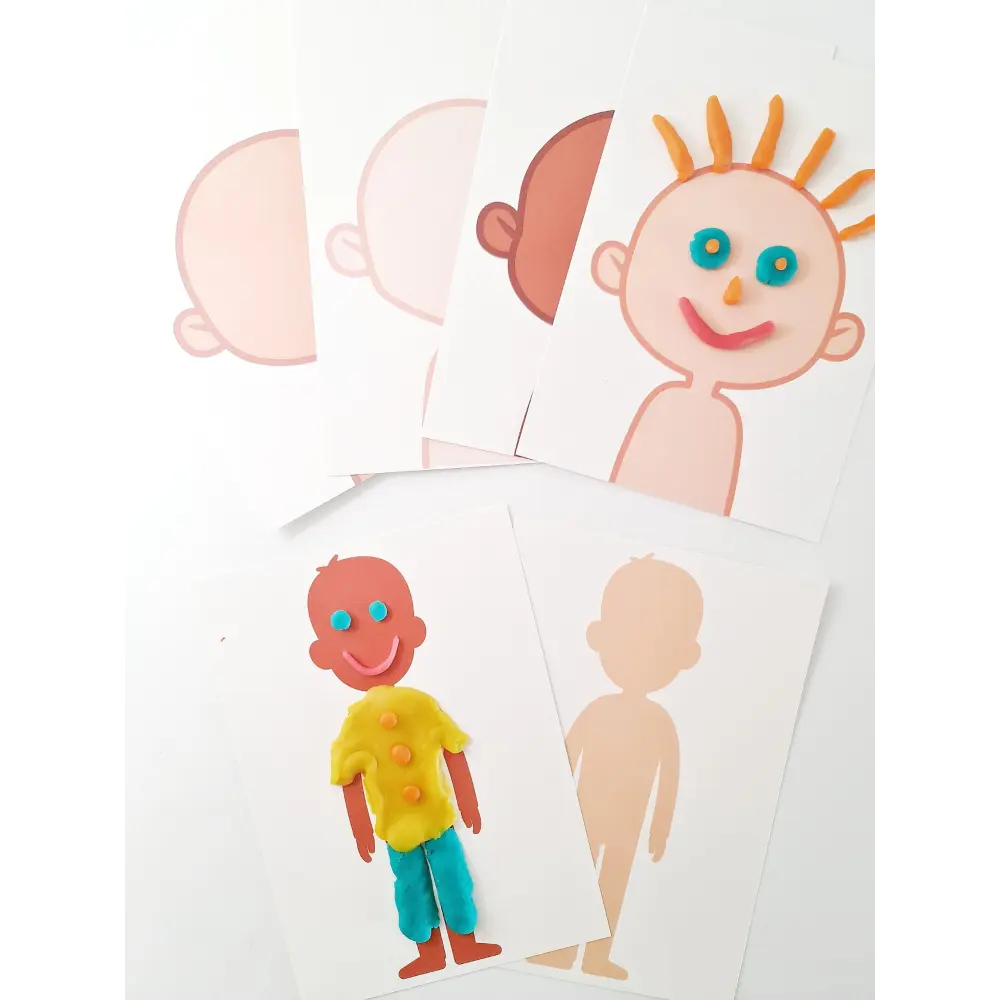 Leg med sjove ansigtsudtryk og følelser