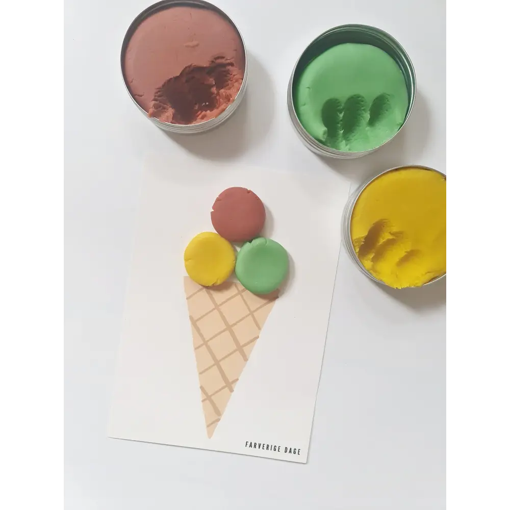 Legeunderlag til modellervoks: Mad