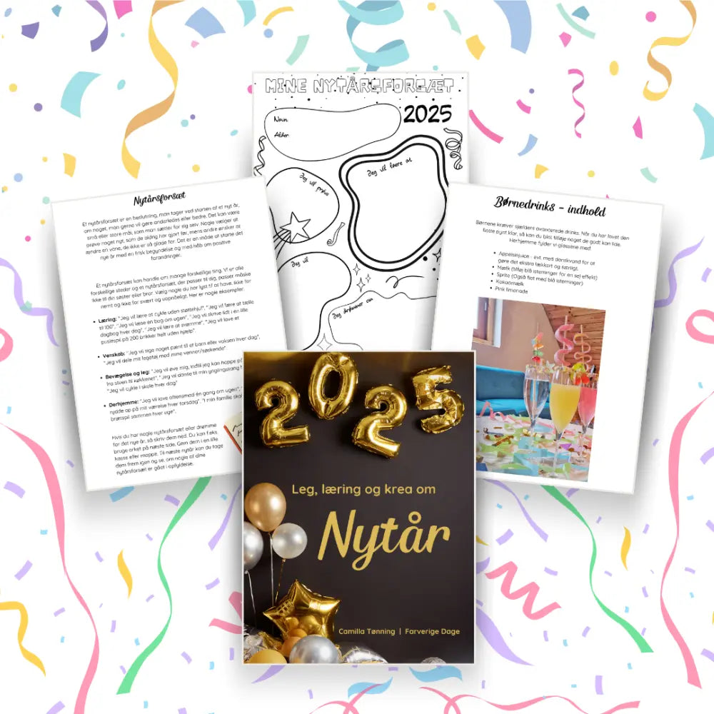 Nytår for børn - ’Leg læring og krea om nytår’