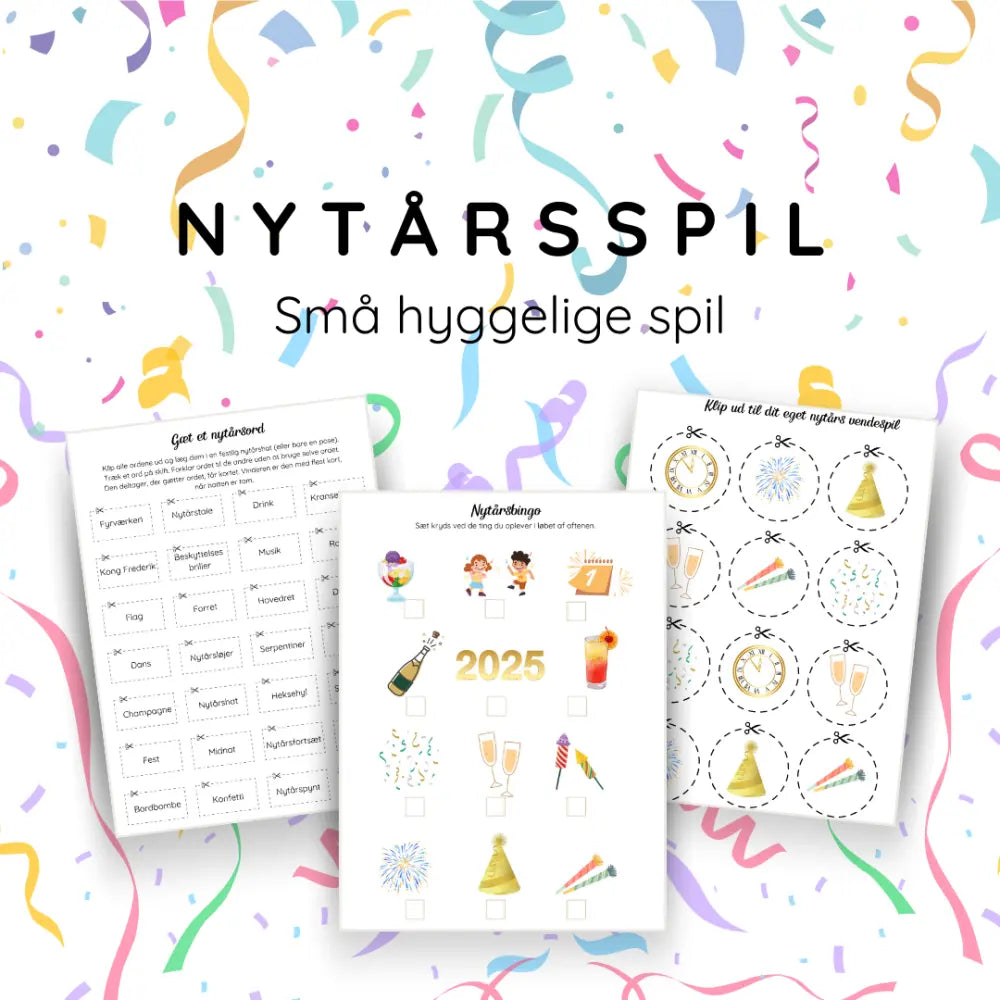 Nytår for børn - ’Leg læring og krea om nytår’