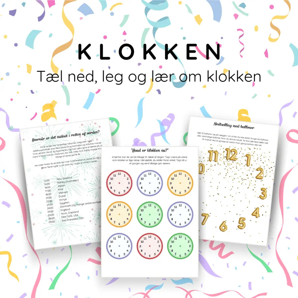 Nytår for børn - ’Leg læring og krea om nytår’