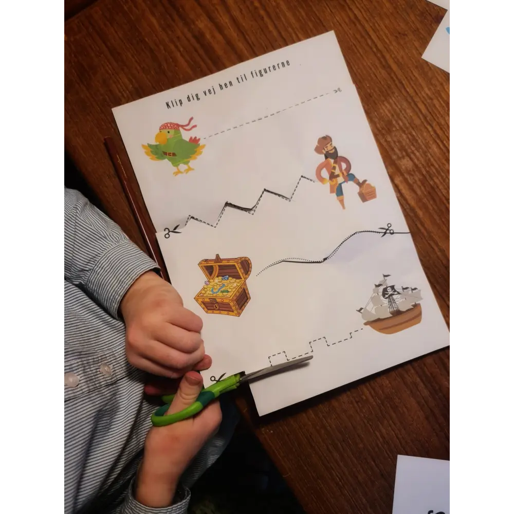 Opgaver med pirat tema - print