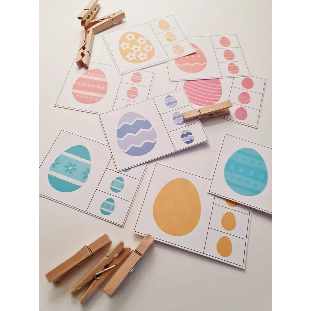 Påskeæg - mønstergenkendelse - print