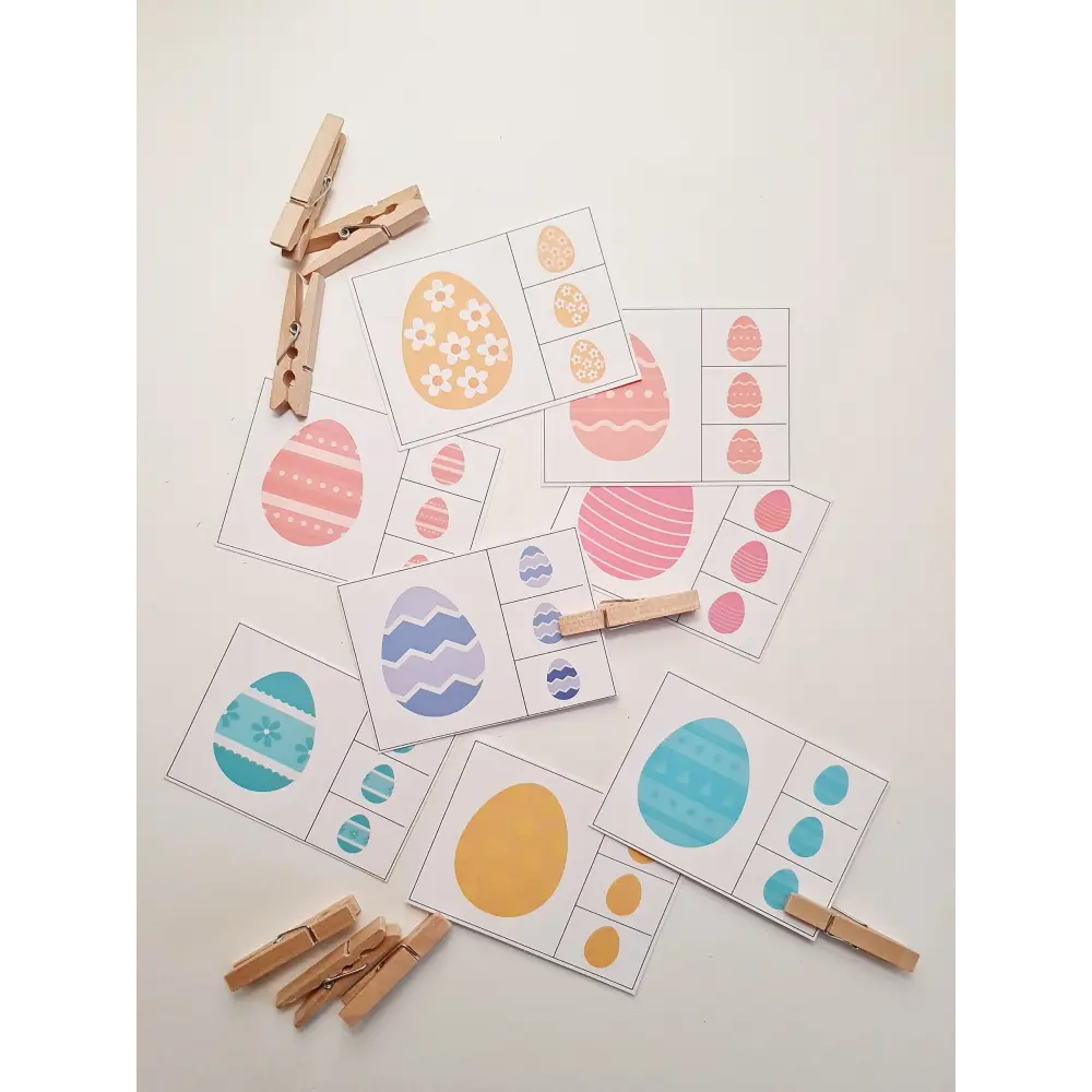 Påskeæg - mønstergenkendelse - print