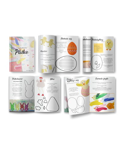 Inspiration og skabeloner til påskeklip