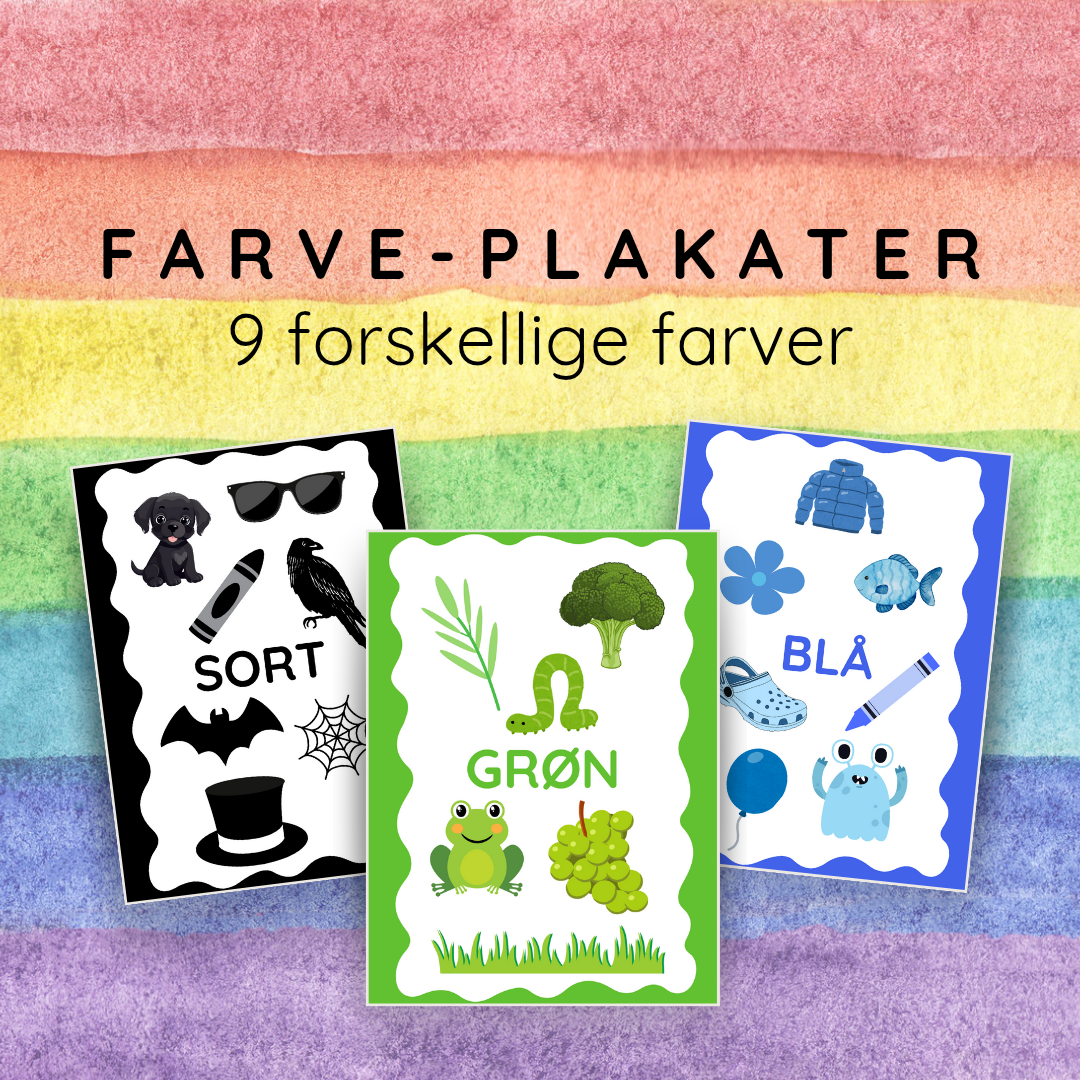 Plakater med farver