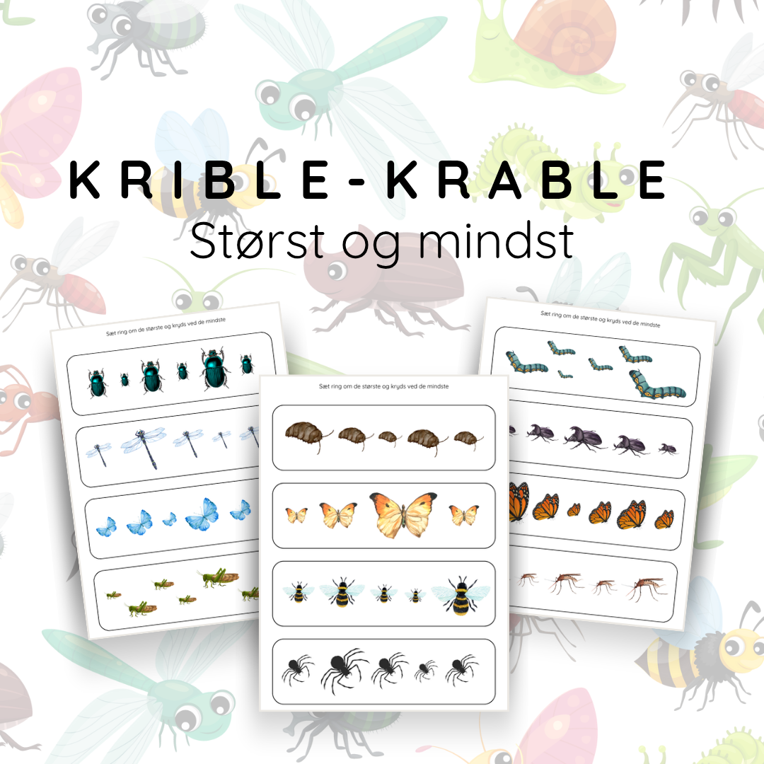 Krible-krable: Størst og mindst