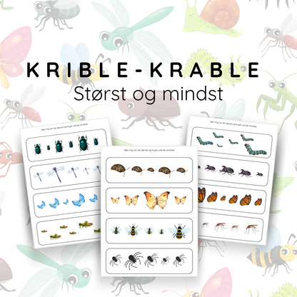 Den store krible-krable pakke - print selv