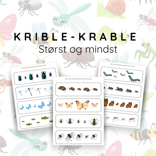 Krible-krable: Størst og mindst