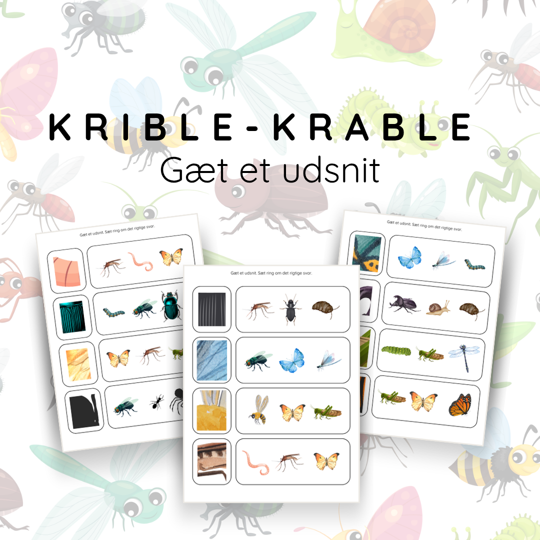 Den store krible-krable pakke - print selv