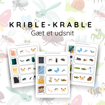 Den store krible-krable pakke - print selv