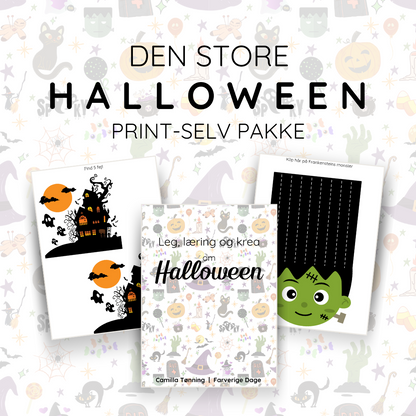 Halloween print-selv pakken