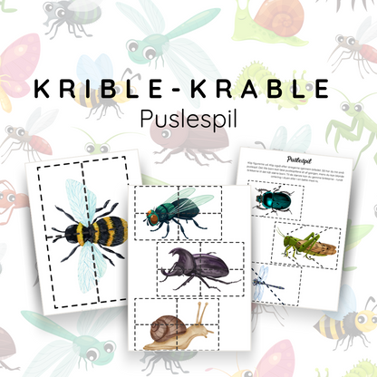 Den store krible-krable pakke - print selv