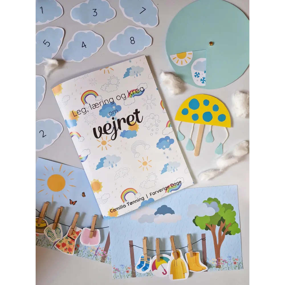 Tema: vejret - leg læring og krea om vejret